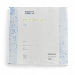 Creative Memories 2012 Multi Pocket Pages Portfolio 12 X 12 15 Pages